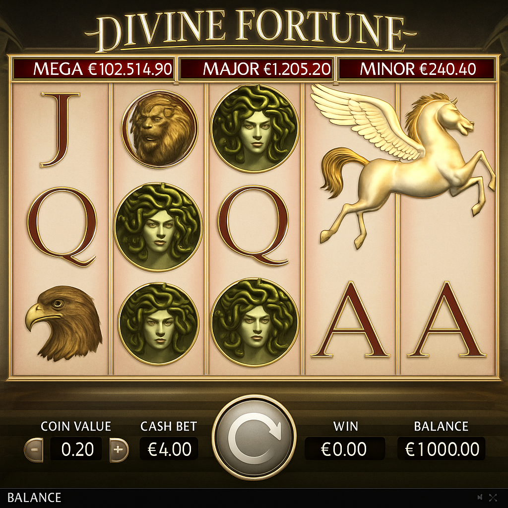 Playojo - Divine Fortune Slot Game - Pragmatic Play